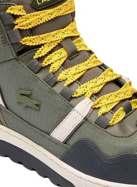 Baskets Lacoste T-Clip Vert pour Homme