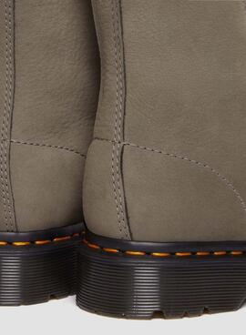 Bootss Dr Martens 1460 Serena Cuir Gris pour Femme