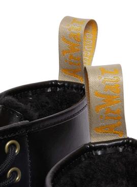 Bootss Dr Martens 1460 Vegan Forro Noire Femme