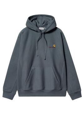 Sweat Carhartt American Script Blanc Homme