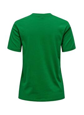 T-Shirt Only Kita Vert Café pour Femme