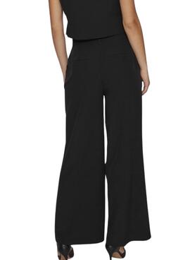 Pantalones Vila Visimsa pied large Noire pour Femme