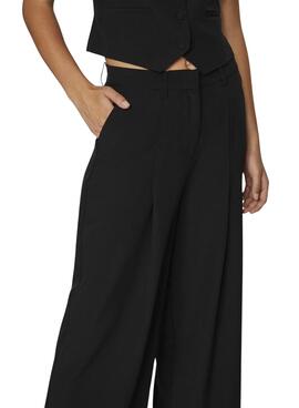 Pantalones Vila Visimsa pied large Noire pour Femme