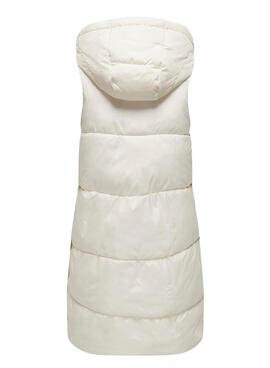 Gilet Only Rembourré Ce Beige pour Femme