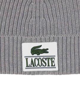 Chapeau Lacoste Laine Avec Parke Gris