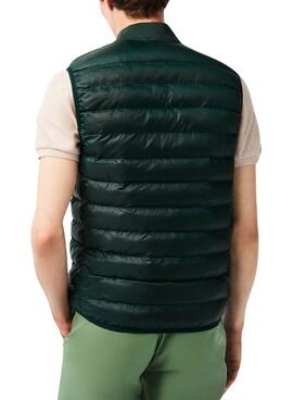 Gilet Lacoste Rembourré Vert pour Homme