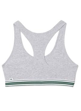 Brassière Lacoste Heritage Gris pour Femme