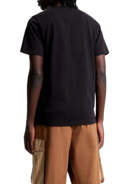 T-Shirt Tommy Jeans Camouflage Pocket Noire pour Homme