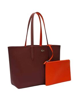 Sac à main Lacoste Shopping Reversible Orange Femme