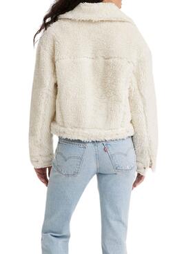 Veste Levis Camionneur Baby Bubble Sherpa Beige