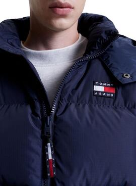 Veste Tommy Jeans Alaska Puffer Bleu Marine Homme