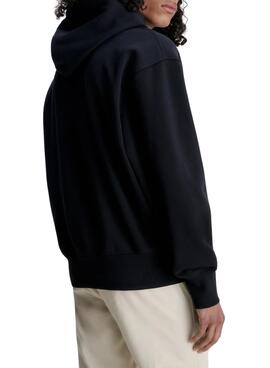 Sweat Calvin Klein Institutional Hoodie Noire
