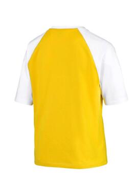 T-Shirt Puma XTG Colorblock Jaune Femme