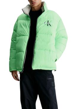 Doudoune Calvin Klein Reversible Années 90 Beige Homme