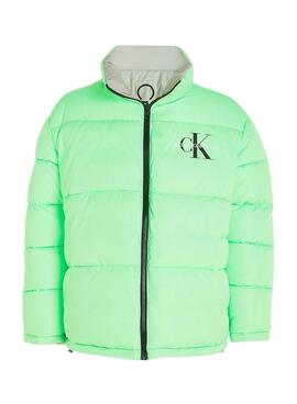 Doudoune Calvin Klein Reversible Années 90 Beige Homme