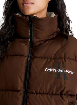 Doudoune Calvin Klein Jeans Reversible 90S Brun
