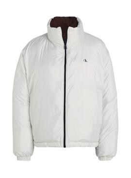 Doudoune Calvin Klein Jeans Reversible 90S Brun