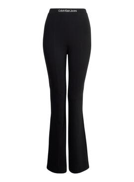 Leggings Calvin Klein Knitted Milan Logo Noire