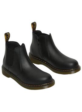 Bootss Dr Martens 2976 Y Noire pour Fille Garçon