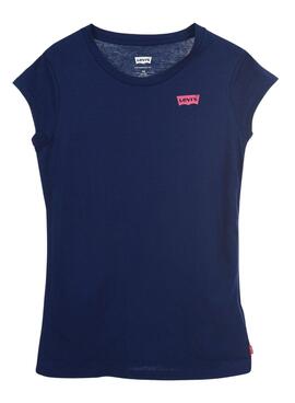 T-Shirt Levis Batwing Bleu Marine pour Fille