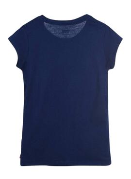 T-Shirt Levis Batwing Bleu Marine pour Fille