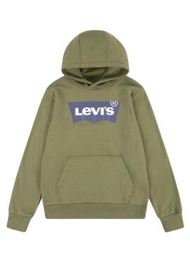 Sweat Levis Batwing Vert pour Garçon