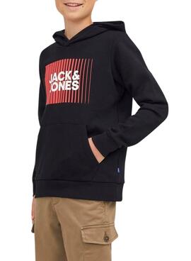 Sweat Jack & Jones Corp. Logo Noire Garçon