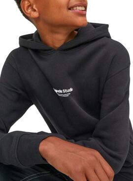 Sweat Jack & Jones Jorverter Bro Noire Garçon
