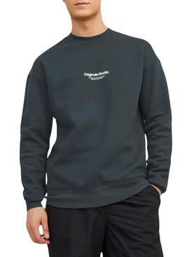 Sweat Jack & Jones Vesterbro Bleu Marine Homme