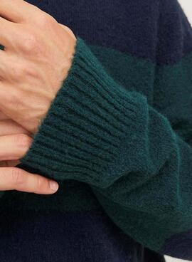 Polo Jack & Jones Wallfr M/L Rayures pour Homme