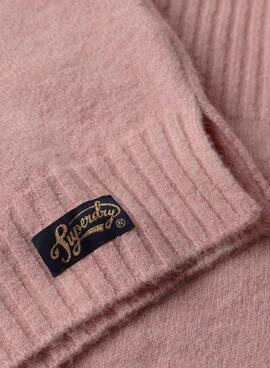 Pull Superdry Essential Rib Rose pour Femme