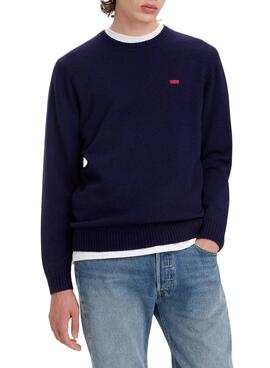 Pull Levis Original Bleu Marine pour Homme