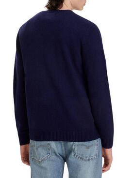 Pull Levis Original Bleu Marine pour Homme