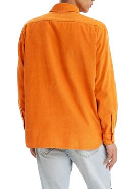 Chemise Levis Jackson Worker Orange pour Homme