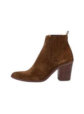 Bottine Dakota Moldeado Cuir Brun pour Femme