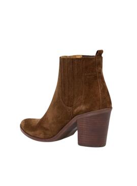 Bottine Dakota Moldeado Cuir Brun pour Femme