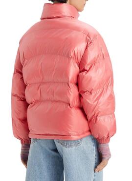 Veste Levis Retro Puffer Rose pour Femme