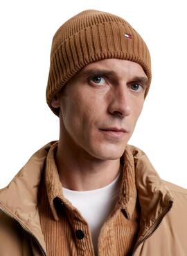 Chapeau Tommy Hilfiger Essential Flag Camel Homme