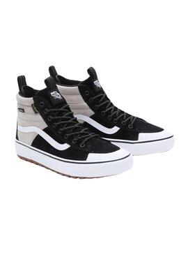 Baskets Vans UA Sk8 Hi Noires et Beige pour Homme