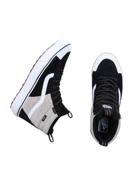 Baskets Vans UA Sk8 Hi Noires et Beige pour Homme