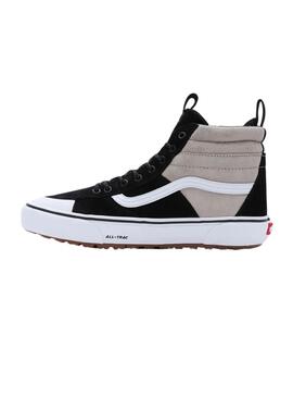 Baskets Vans UA Sk8 Hi Noires et Beige pour Homme