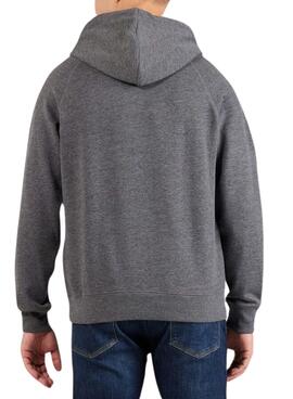 Sweat Pepe Jeans Meier Hoodie Gris pour Homme