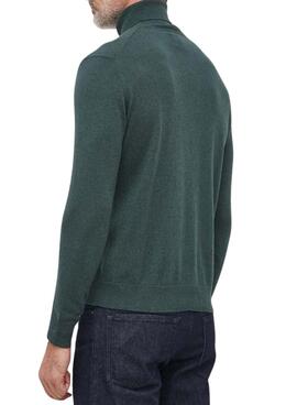 Pull Pepe Jeans Andre Tortue Vert pour Homme