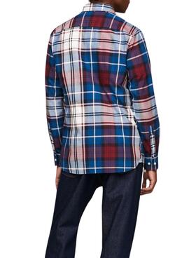 Chemise Tommy Hilfiger Oxford Tartan Multi Homme