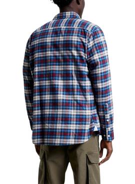 Chemise Tommy Hilfiger Brushed Tartan Multi Homme