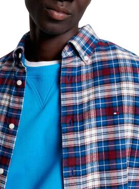 Chemise Tommy Hilfiger Brushed Tartan Multi Homme