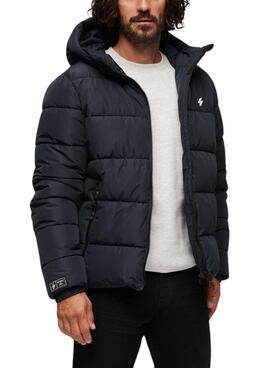 Veste Superdry Sports Puffer Bleu Marine Homme