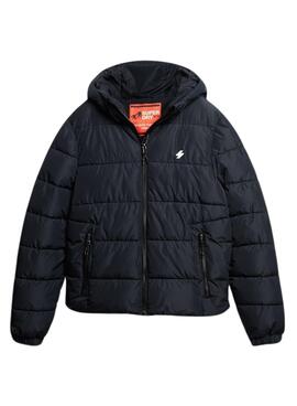 Veste Superdry Sports Puffer Bleu Marine Homme