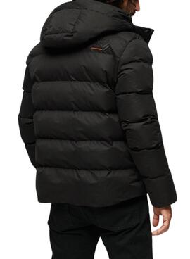 Veste Superdry Microfibre Sport Noire Homme