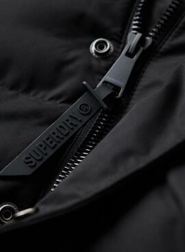 Veste Superdry Microfibre Sport Noire Homme